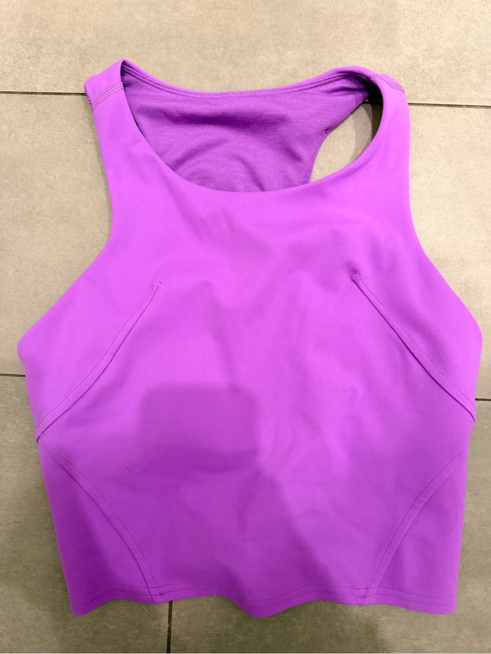 Purple lululemon athletica Wunder Under Train Tank